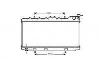 Radiateur, refroidissement du moteur 13002102 International Radiators