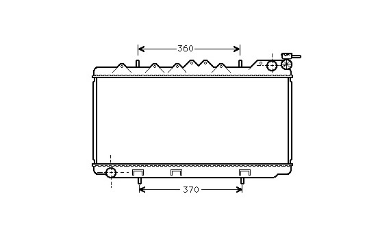 Radiateur, refroidissement du moteur 13002102 International Radiators
