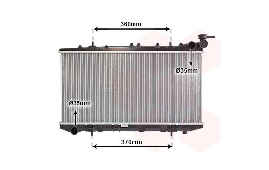 Radiateur, refroidissement du moteur 13002102 International Radiators, Image 2
