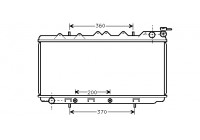 Radiateur, refroidissement du moteur 13002115 International Radiators