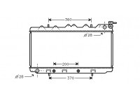 Radiateur, refroidissement du moteur 13002117 International Radiators