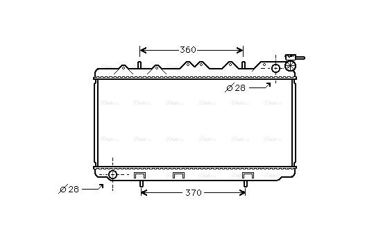 Radiateur, refroidissement du moteur 13002118 International Radiators, Image 2