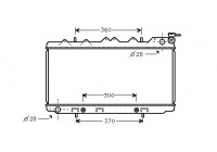 Radiateur, refroidissement du moteur 13002120 International Radiators