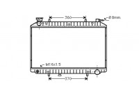 Radiateur, refroidissement du moteur 13002173 International Radiators