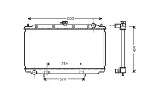 Radiateur, refroidissement du moteur 13002179 International Radiators