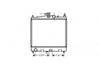 Radiateur, refroidissement du moteur 13002210 International Radiators
