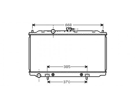 Radiateur, refroidissement du moteur 13002219 International Radiators