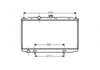 Radiateur, refroidissement du moteur 13002221 International Radiators