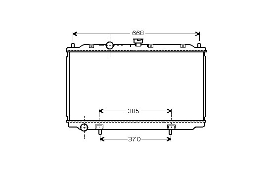 Radiateur, refroidissement du moteur 13002221 International Radiators