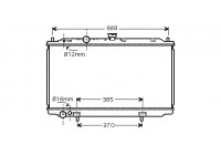 Radiateur, refroidissement du moteur 13002237 International Radiators