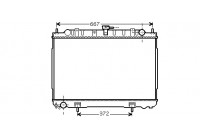 Radiateur, refroidissement du moteur 13002241 International Radiators