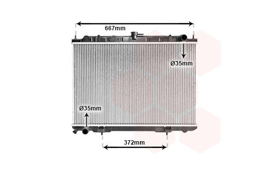 Radiateur, refroidissement du moteur 13002241 International Radiators, Image 2