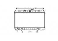 Radiateur, refroidissement du moteur 13002245 International Radiators