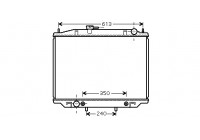 Radiateur, refroidissement du moteur 13002262 International Radiators