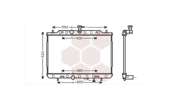 Radiateur, refroidissement du moteur 13002292 International Radiators, Image 2