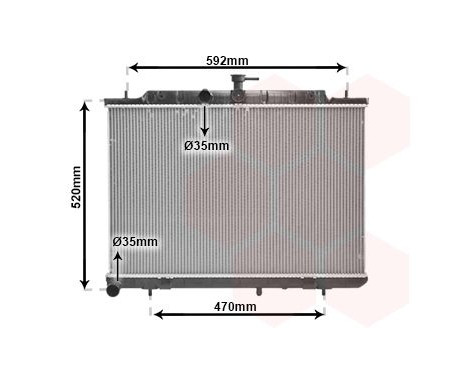 Radiateur, refroidissement du moteur 13002293 International Radiators, Image 2