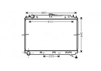 Radiateur, refroidissement du moteur 13002296 International Radiators