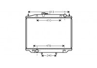 Radiateur, refroidissement du moteur 13002300 International Radiators
