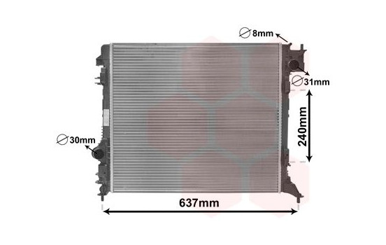 Radiateur, refroidissement du moteur 13012703 International Radiators