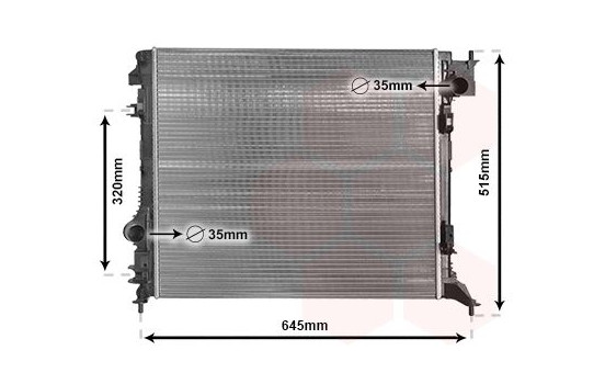 Radiateur, refroidissement du moteur 13012704 International Radiators