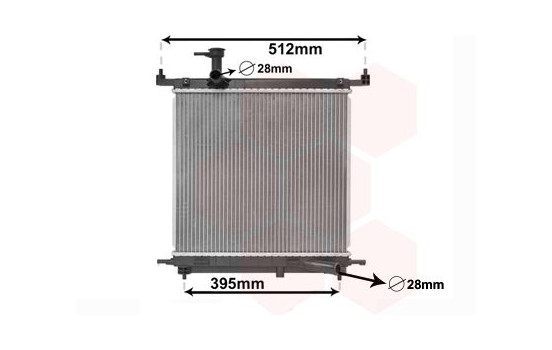 Radiateur, refroidissement du moteur 13012706 International Radiators