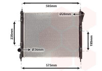 Radiateur, refroidissement du moteur 13012711 International Radiators