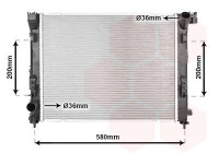 Radiateur, refroidissement du moteur 13012715 International Radiators