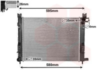 Radiateur, refroidissement du moteur 15002008 International Radiators