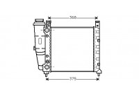 Radiateur, refroidissement du moteur 17002038 International Radiators