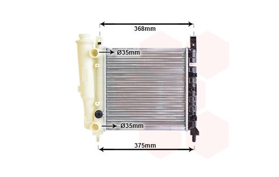 Radiateur, refroidissement du moteur 17002038 International Radiators, Image 2