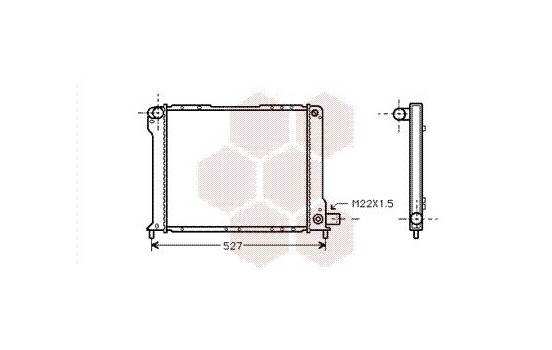 Radiateur, refroidissement du moteur 17002080 International Radiators, Image 2