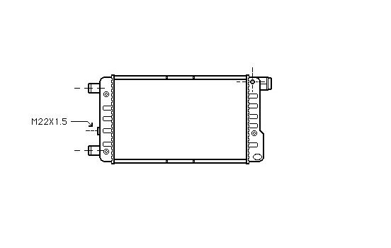 Radiateur, refroidissement du moteur 17002115 International Radiators, Image 2