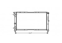 Radiateur, refroidissement du moteur 17002142 International Radiators