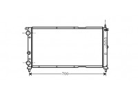 Radiateur, refroidissement du moteur 17002143 International Radiators