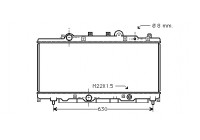 Radiateur, refroidissement du moteur 17002148 International Radiators