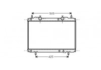 Radiateur, refroidissement du moteur 17002167 International Radiators