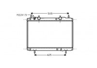 Radiateur, refroidissement du moteur 17002184 International Radiators