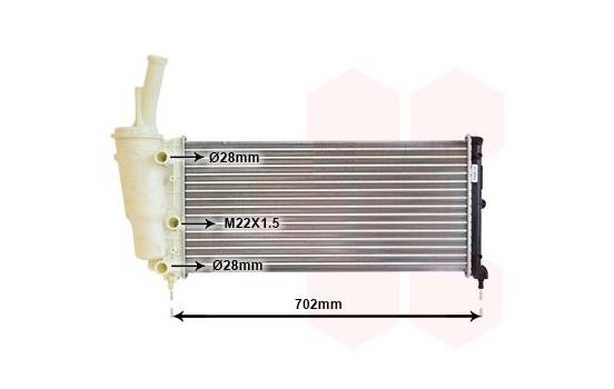 Radiateur, refroidissement du moteur 17002200 International Radiators, Image 2