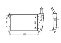 Radiateur, refroidissement du moteur 17002218 International Radiators
