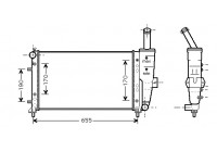 Radiateur, refroidissement du moteur 17002281 International Radiators