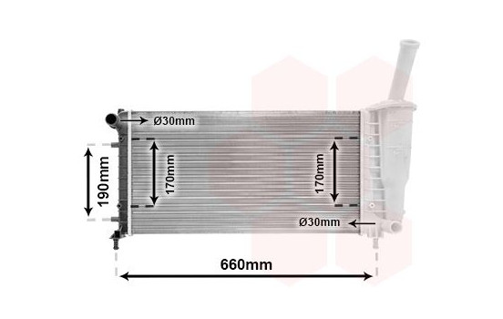 Radiateur, refroidissement du moteur 17002290 International Radiators, Image 2