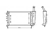 Radiateur, refroidissement du moteur 17002299 International Radiators
