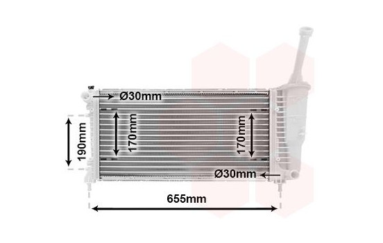 Radiateur, refroidissement du moteur 17002308 International Radiators, Image 2