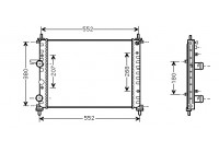 Radiateur, refroidissement du moteur 17002317 International Radiators