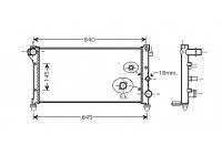Radiateur, refroidissement du moteur 17002379 International Radiators