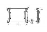 Radiateur, refroidissement du moteur 17002403 International Radiators