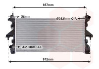 Radiateur, refroidissement du moteur 17012717 International Radiators