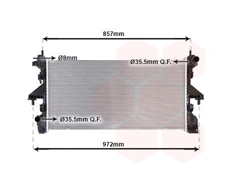 Radiateur, refroidissement du moteur 17012717 International Radiators