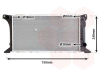 Radiateur, refroidissement du moteur 18002085 International Radiators