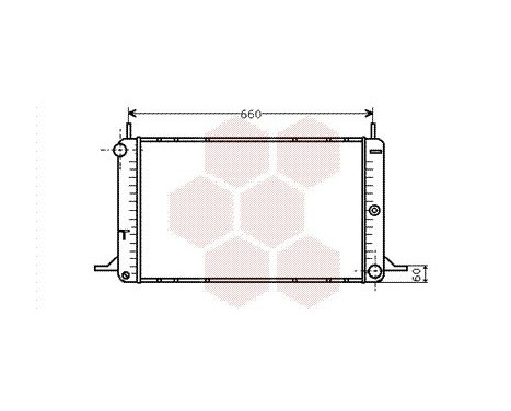 Radiateur, refroidissement du moteur 18002088 International Radiators